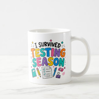 Ich habe die Testphase Schulhumor überlebt Kaffeetasse