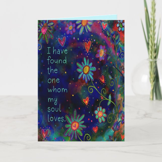 Ich habe die Valentinen der Liebe "One Quote" gefu Karte (Vorderseite)