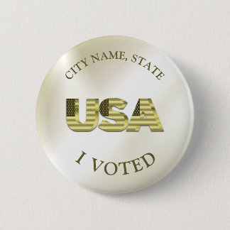 Ich habe die Wahl zum Golden Elegant in den USA ge Button