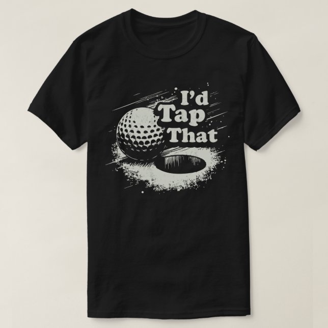 Ich habe diesen Golf Gestochen T-Shirt (Design vorne)