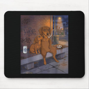 Ich habe diesen Hund in mir Lustiger Dachshund, de Mousepad