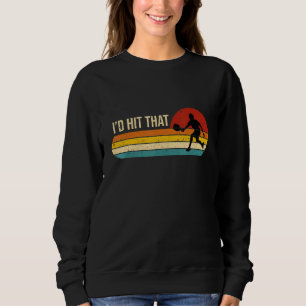 Ich habe diesen Pickleball-Dink-Pun-Spieler Retro Sweatshirt