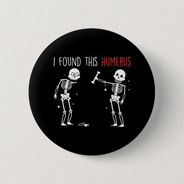 Ich habe dieses Humerus Framework Skelett gefunden Button (Vorderseite)