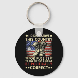 Ich habe dieses Land nicht mit der US-Kriegsflagge Schlüsselanhänger