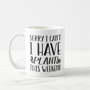 Ich habe dieses Wochenende Pflanze Kaffeetasse