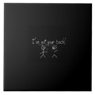 Ich habe dir den Rücken got Fliese