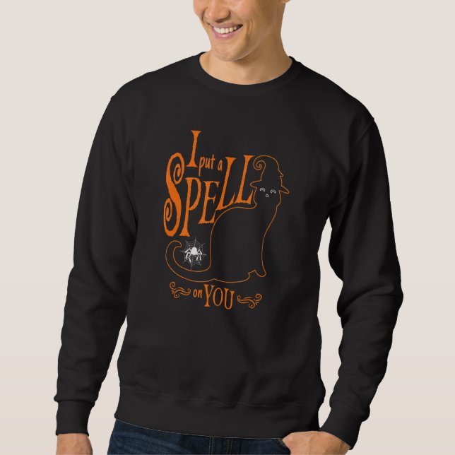 Ich habe dir einen Zauber auf die Niedliche Katze  Sweatshirt (Vorderseite)