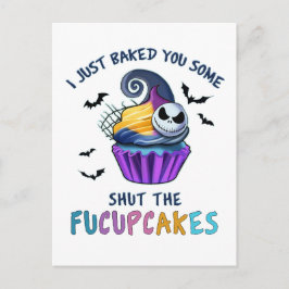 Ich habe dir gerade einige Halt Den Mund-Cupcakes  Feiertagspostkarte