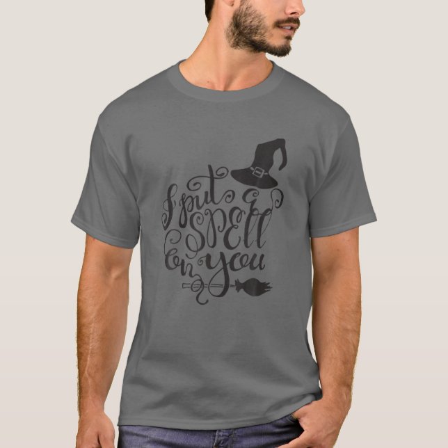 Ich habe dir Halloween-Bekleidung einen Zauber auf T-Shirt (Vorderseite)