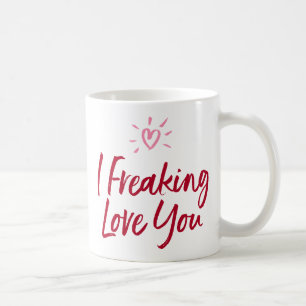 Ich habe dir Liebe erfrischt. Kaffeetasse