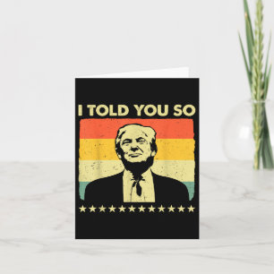 Ich habe dir so lustige Patriotische Unterstützer  Karte