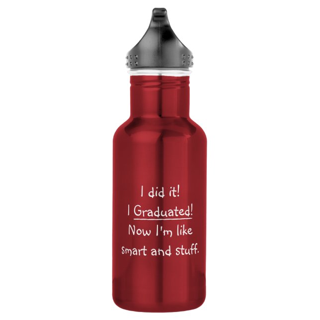 Ich habe ein Angebot für Smart Grad Funny Abschlus Edelstahlflasche (Rechts)