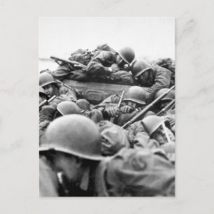 "Ich habe ein Angriffsboot gezeichnet, um in_War I Postkarte