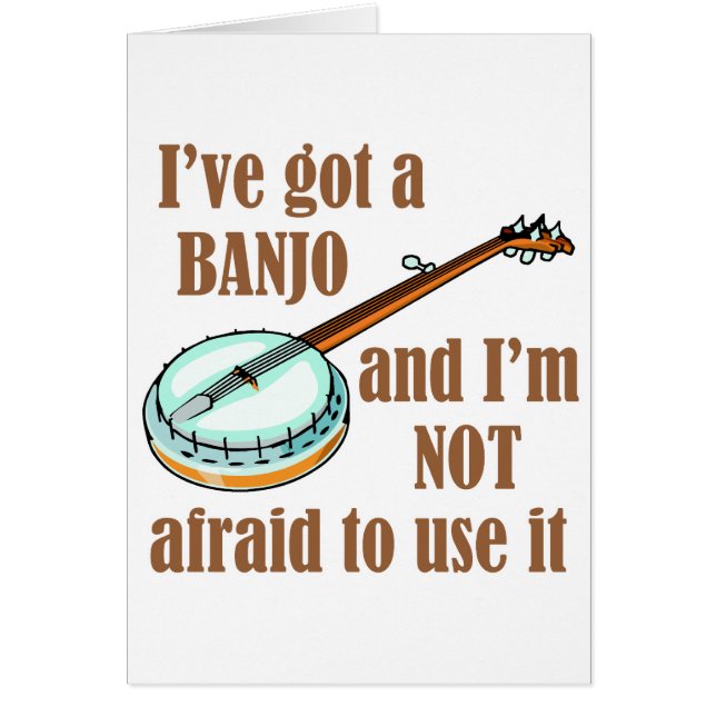 Ich habe ein Banjo (Vorne)
