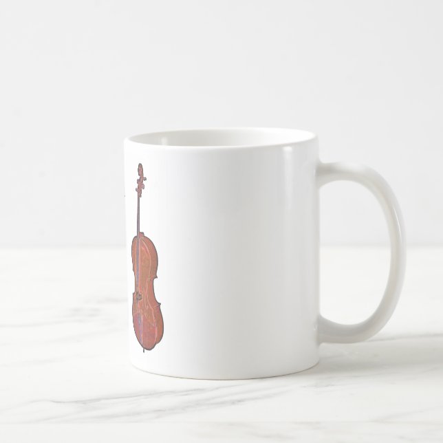 Ich habe ein Cello Kaffeetasse (Rechts)