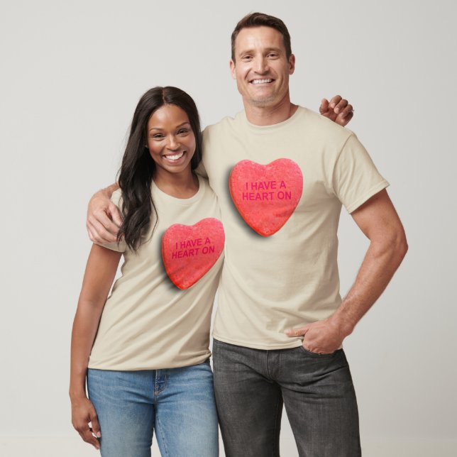 ICH HABE EIN HERZ IM KANDISCHEN HERZ T-Shirt (Unisex)