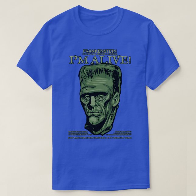 Ich habe ein klassisches Monster erschaffen T-Shirt (Design vorne)