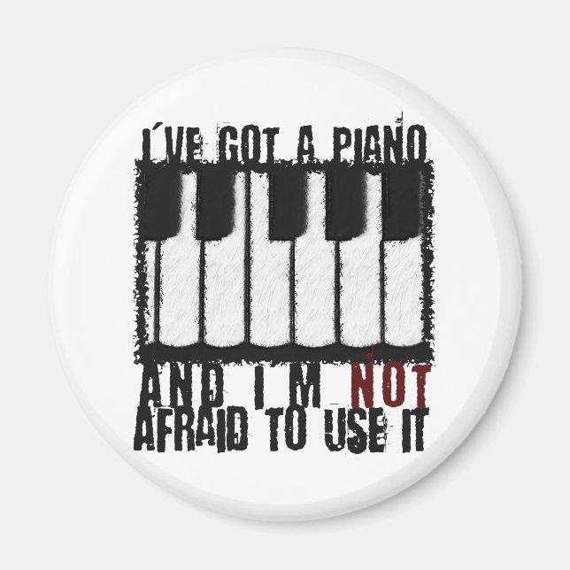 Ich habe ein Klavier Got Magnet (Vorne)