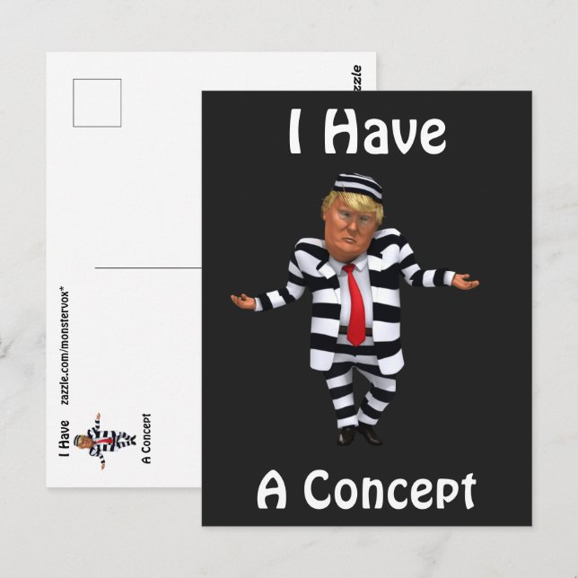 Ich habe ein Konzept für eine Postkarte (Vorne/Hinten)