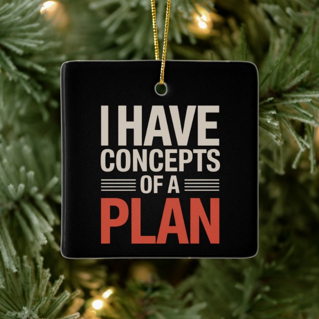 Ich habe ein Konzept für einen Plan Keramikornament (Baum)