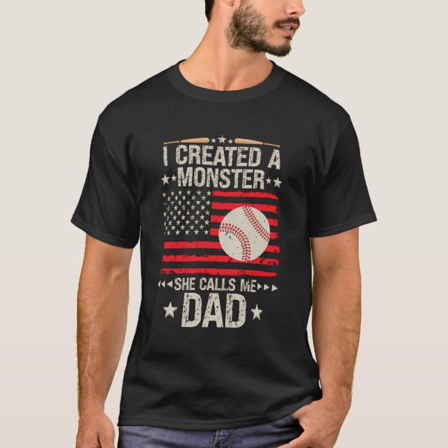 Ich habe ein Monster erschaffen, das sie mich Vate T-Shirt (Vorderseite)