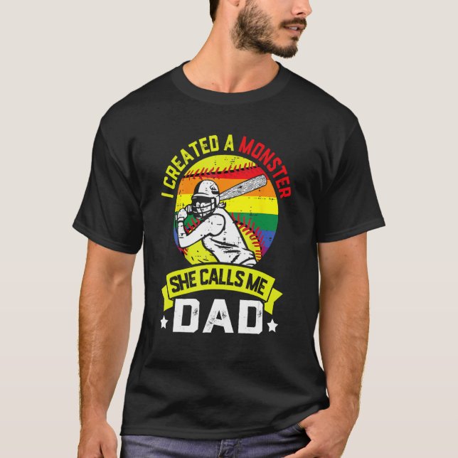 Ich habe ein Monster erschaffen, das sie mich Vate T-Shirt (Vorderseite)