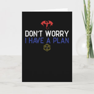 Ich habe ein Plan Funny RPG Karte