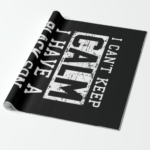 Ich habe ein schwarzes Son-Geschenk für den Vater Geschenkpapier