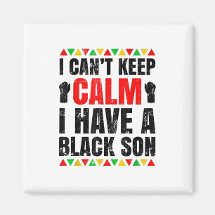 Ich habe ein schwarzes Son-Geschenk für Vater mit Magnet