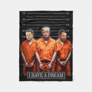 Ich habe ein traumhaftes Zitat von Trump-Sprichwor Fleecedecke