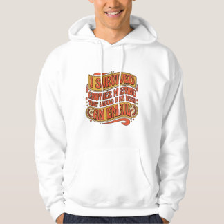 Ich habe ein weiteres Meeting überlebt, das eine E Hoodie