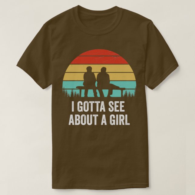 Ich habe ein Zitat von Mädchen gesehen T-Shirt (Design vorne)