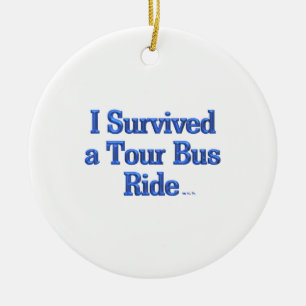 Ich habe eine Bustour-Rundfahrt um ein keramisches Keramik Ornament
