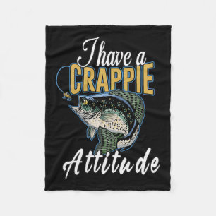 Ich habe eine Crappie-Haltung Fischen Fleecedecke