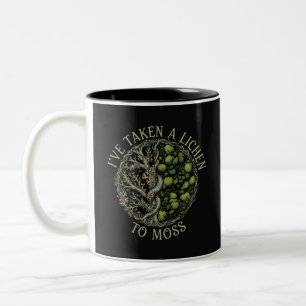 Ich habe eine Flechte zu Moos - Lustiger Natur-Wor Zweifarbige Tasse