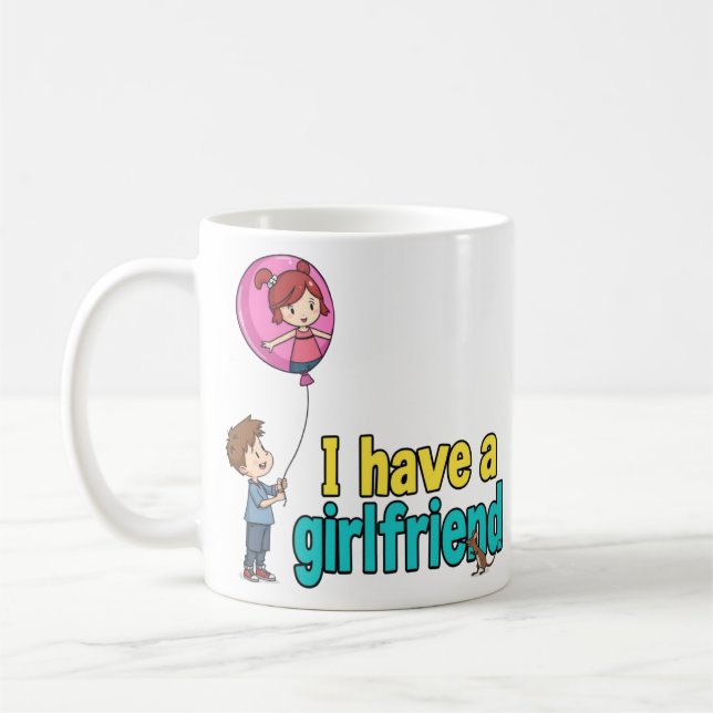 Ich habe eine Freundin Kaffeetasse (Links)