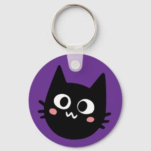 Ich habe eine Katze, die auf Kontakt wartet Schlüsselanhänger