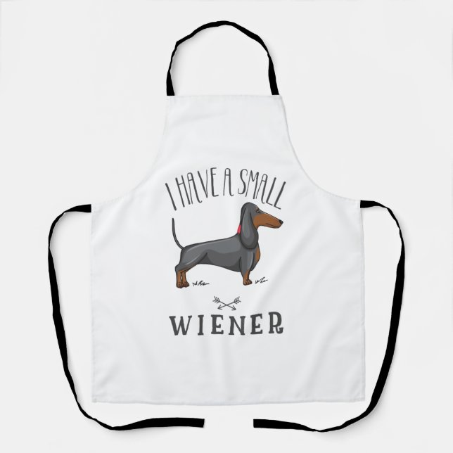 Ich habe eine kleine Dackel Schürze (Vorderseite)