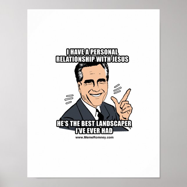 ICH HABE EINE PERSÖNLICHE BEZIEHUNG ZU JESUS POSTER (Vorne)