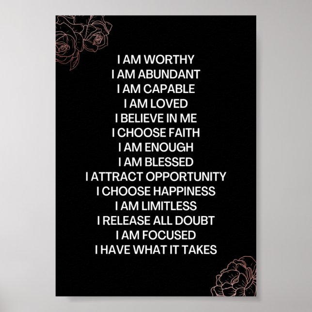 ICH HABE EINE POSITIVE ANGELEGENHEIT POSTER (Vorne)