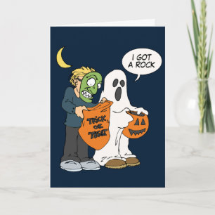 Ich habe eine Rock Halloween-Karte Got Karte