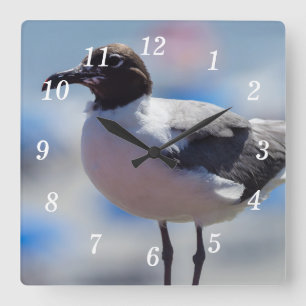 Ich habe eine Seagull-Wall-Uhr Quadratische Wanduhr