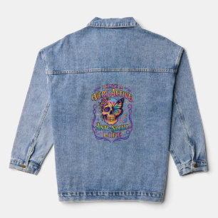 Ich habe eine sehr aktive... jeansjacke
