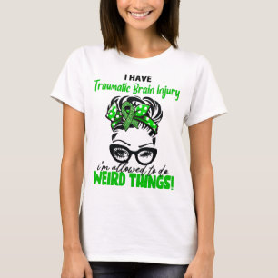 Ich habe eine traumatische Hirnverletzung, ich dar T-Shirt
