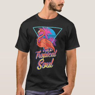 Ich habe eine tropische Seele 80er Retro Hawaii So T-Shirt