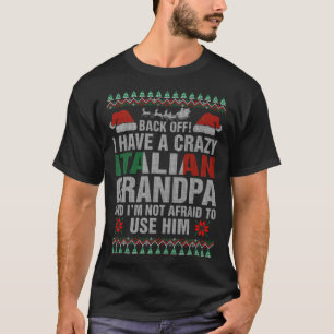 Ich habe eine verrückte italienische Fitness T-Shirt