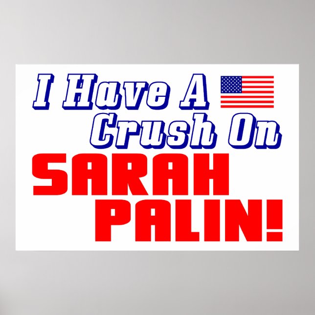 Ich habe einen Crush Poster (Vorne)