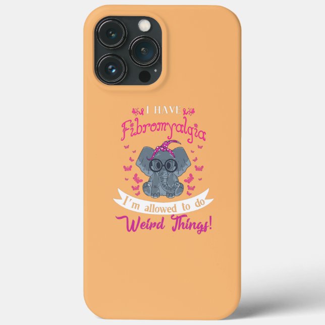 Ich habe einen Fibromyalgie-Bewusstsein Niedlichen Case-Mate iPhone Hülle (Rückseite)