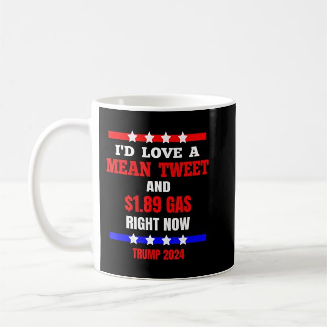 Ich habe einen Gemeinen Tweet Liebe, Anti Joe Bide Kaffeetasse (Links)