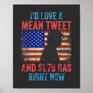 Ich habe einen Gemeinen Tweet Liebe Poster